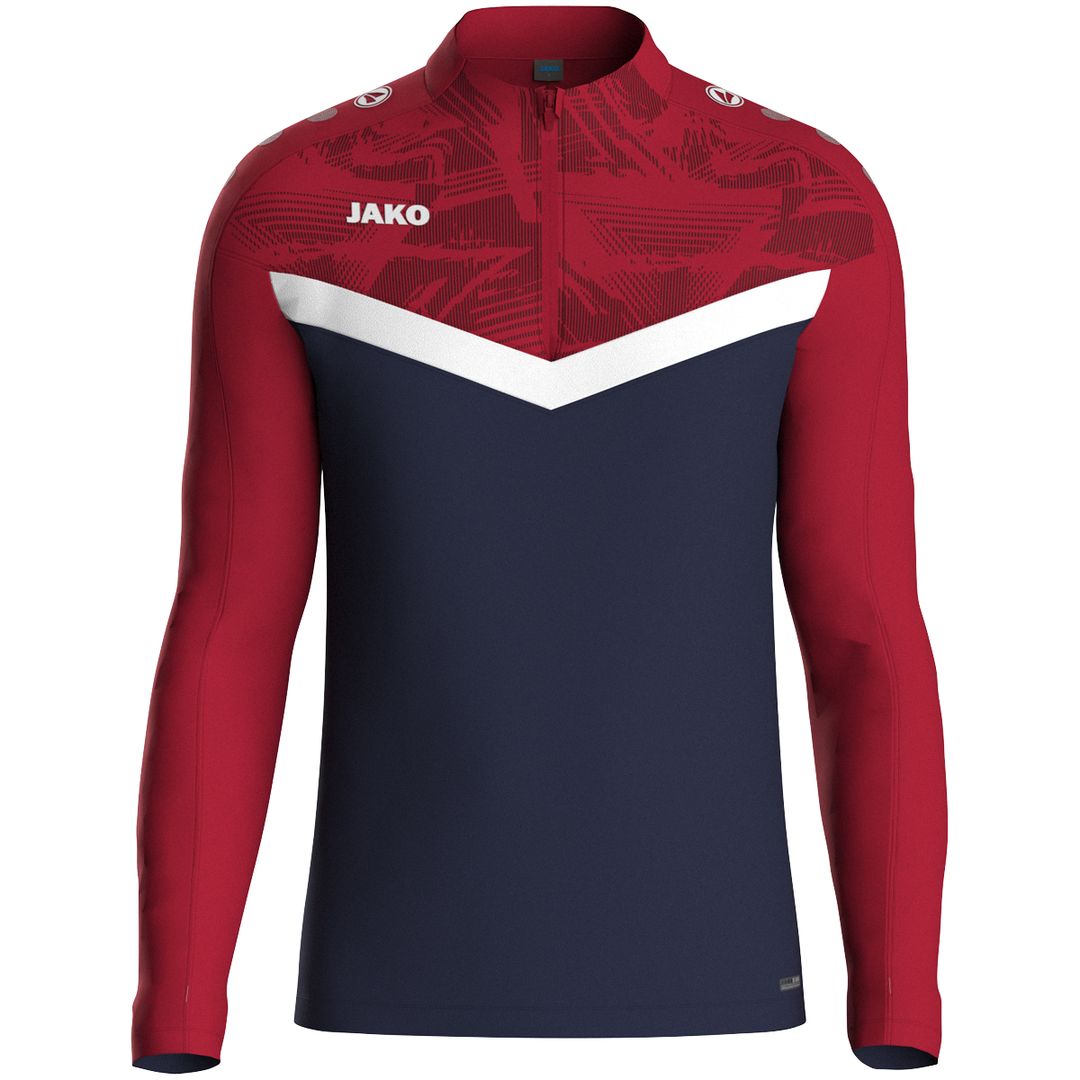 Felpa con mezza zip Iconic