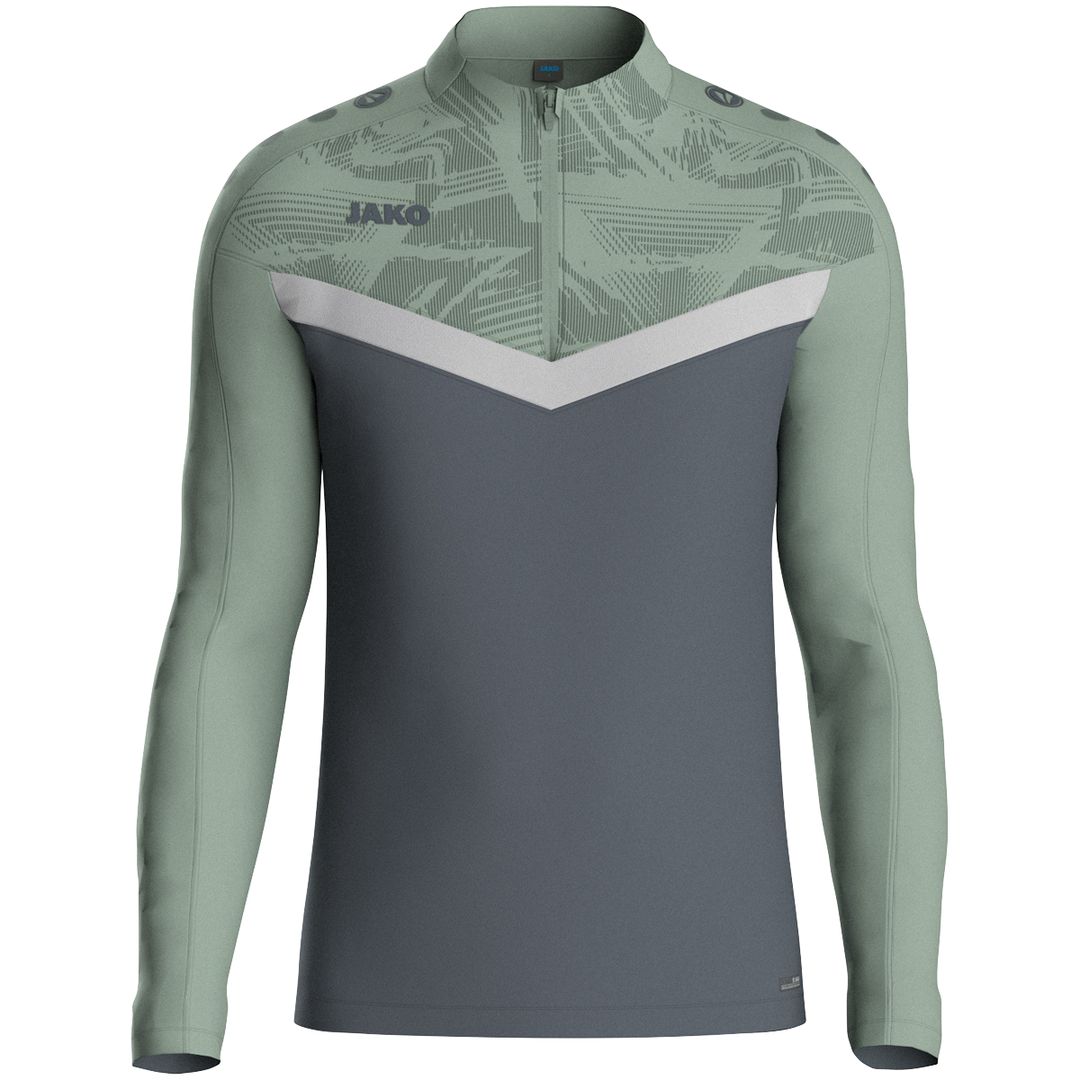 Felpa con mezza zip Iconic