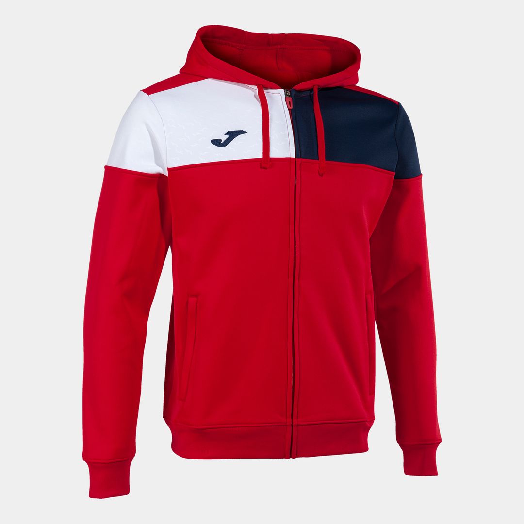 CREW V GIACCA CAPPUCCIO 100% polyester fleece