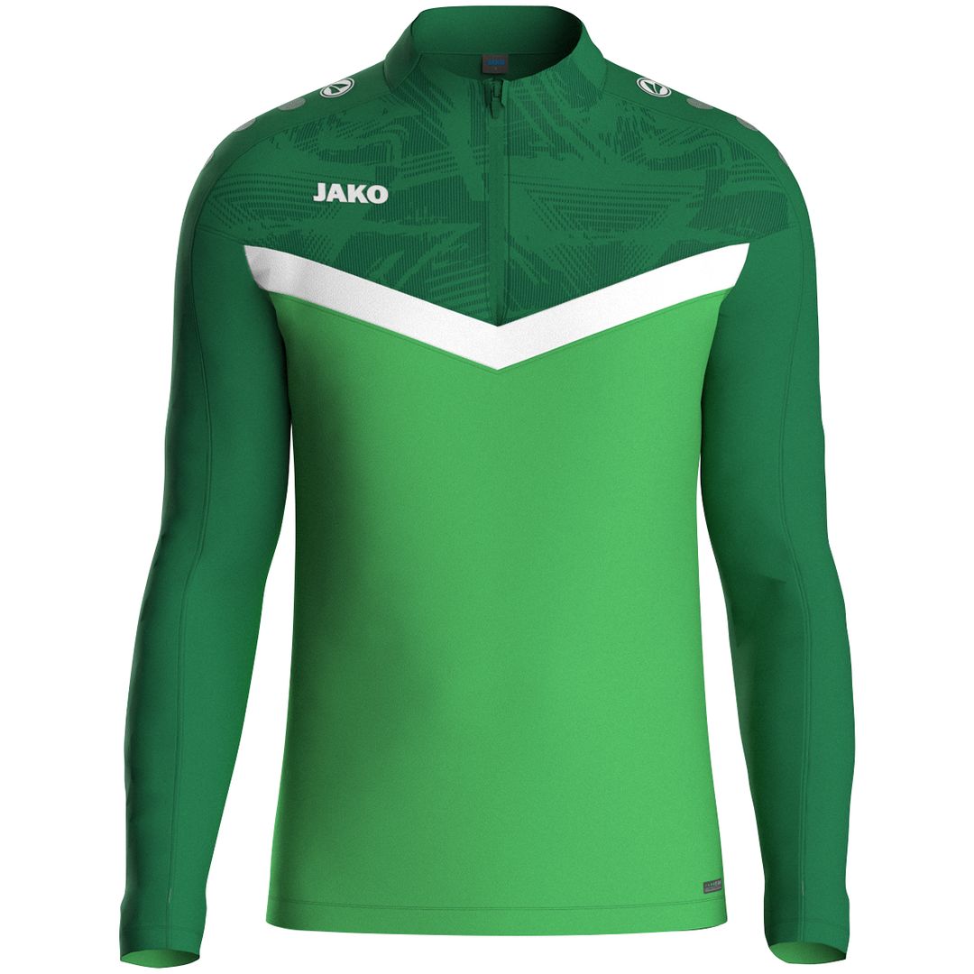 Felpa con mezza zip Iconic