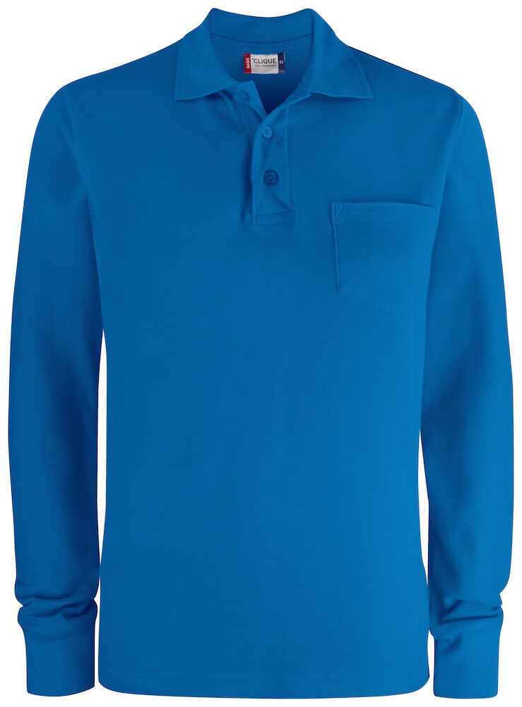 Basic Polo L/S Pocket