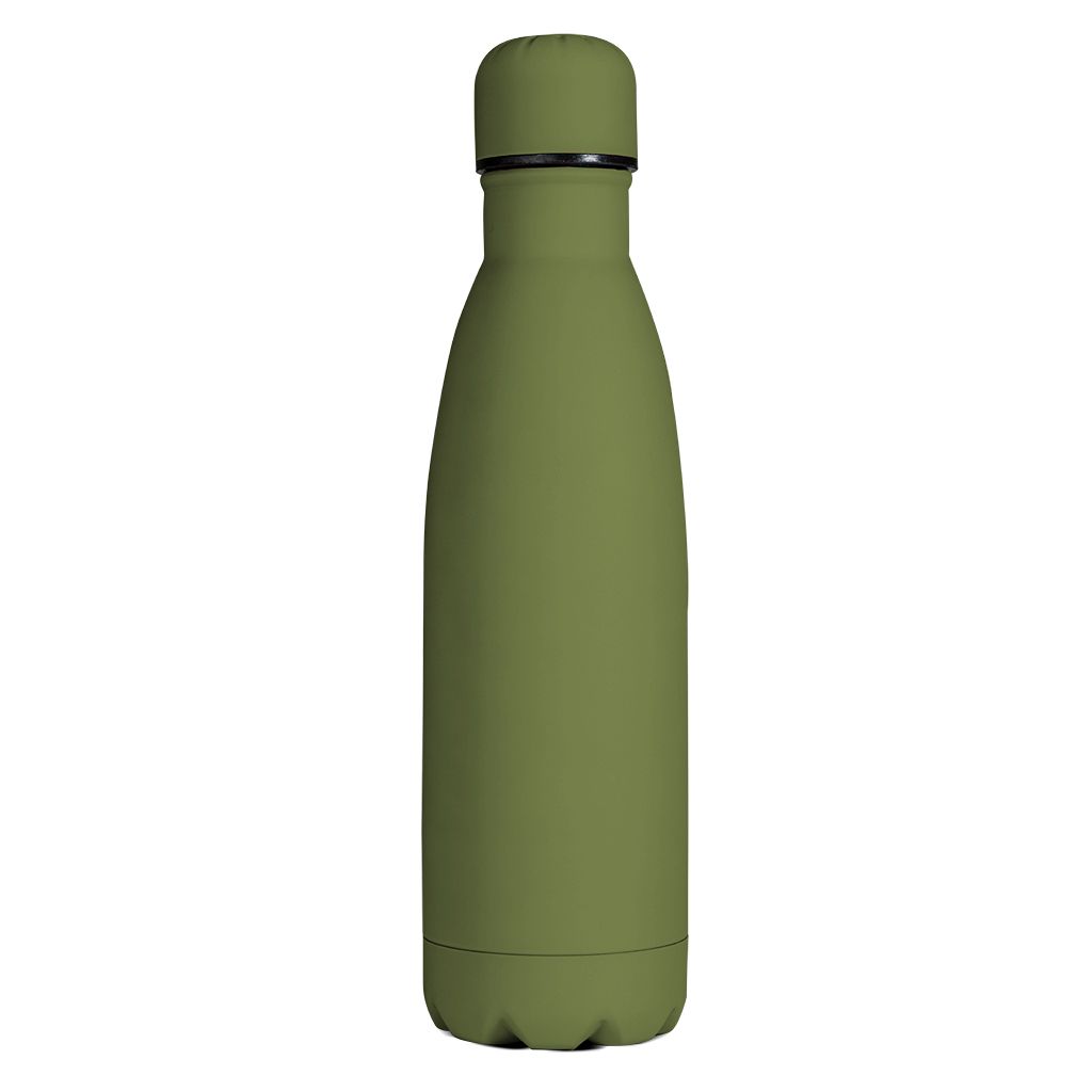 BORRACCIA TERMICA SOFT TOUCH IN ACCIAIO DA 500 ML