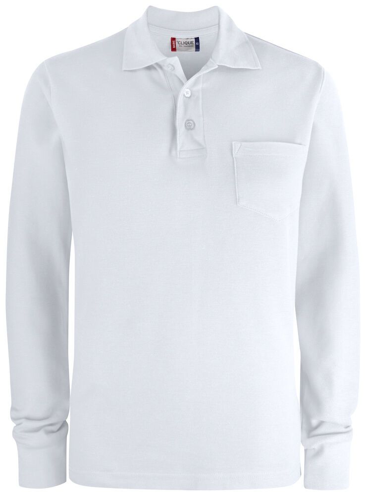 Basic Polo L/S Pocket