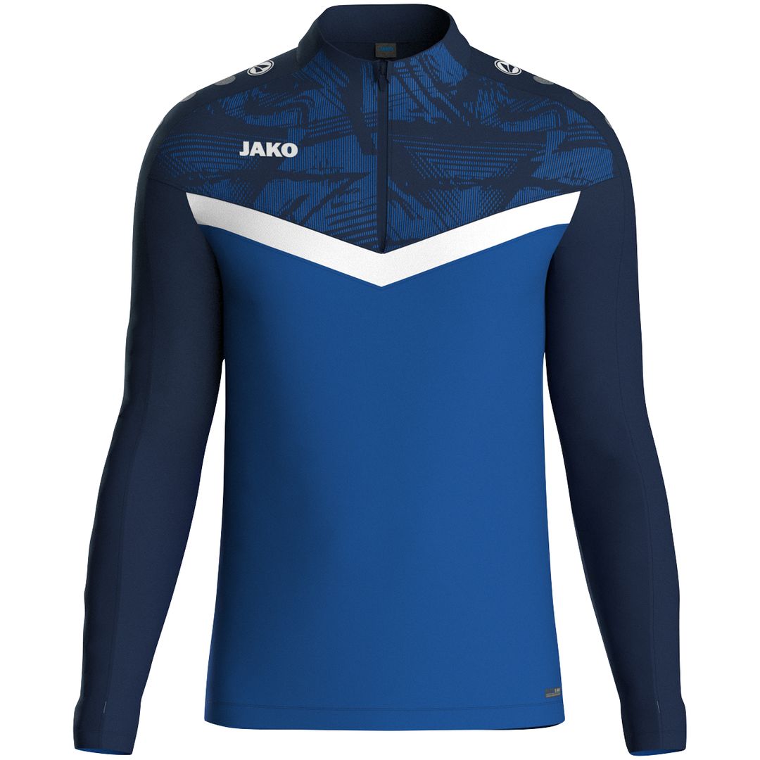 Felpa con mezza zip Iconic